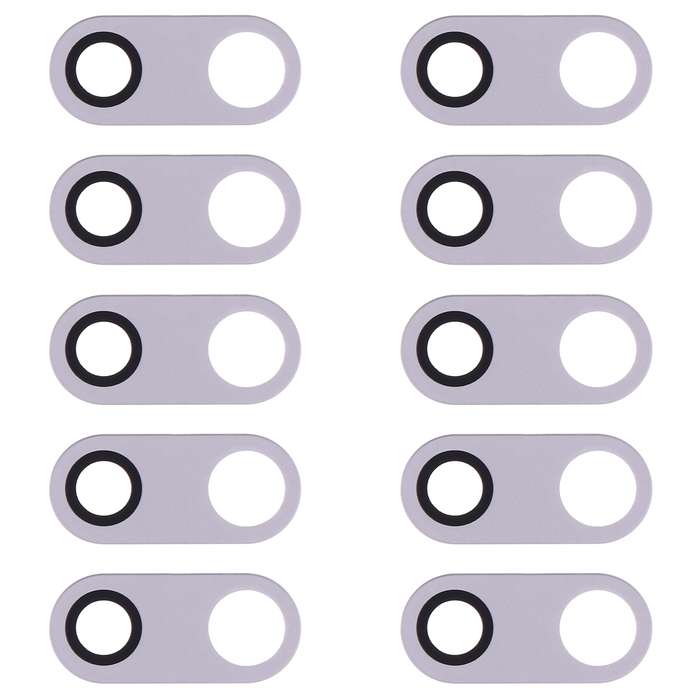 10 PCS Back Camera Lens for LG V30 H930 H933 (Black)