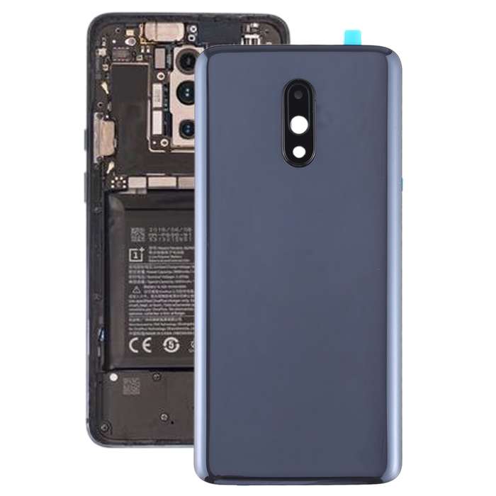For OnePlus 7 Original Battery Back Cover with Camera Lens Cover (Grey)