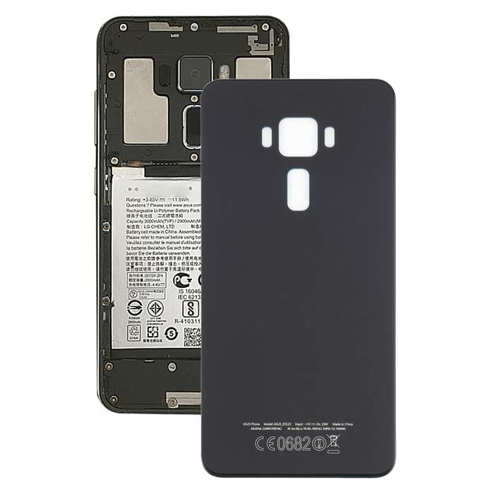5.5 inch Glass Back Battery Cover for ASUS ZenFone 3 / ZE552KL(Blue)