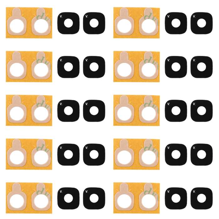 For Galaxy J5 Prime 10pcs Back Camera Lens Cover with Sticker