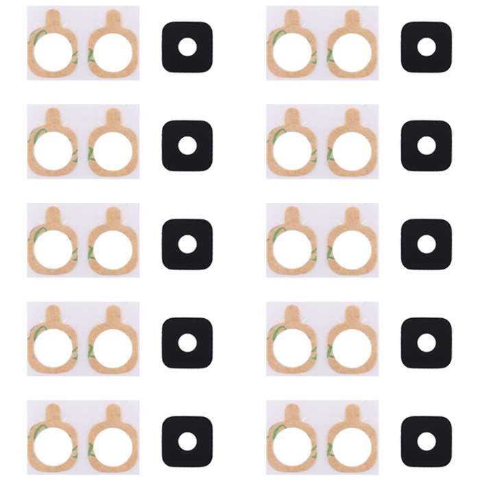 For Galaxy A5 (2018) / A8 (2018) / A530 10pcs Back Camera Lens Cover with Sticker