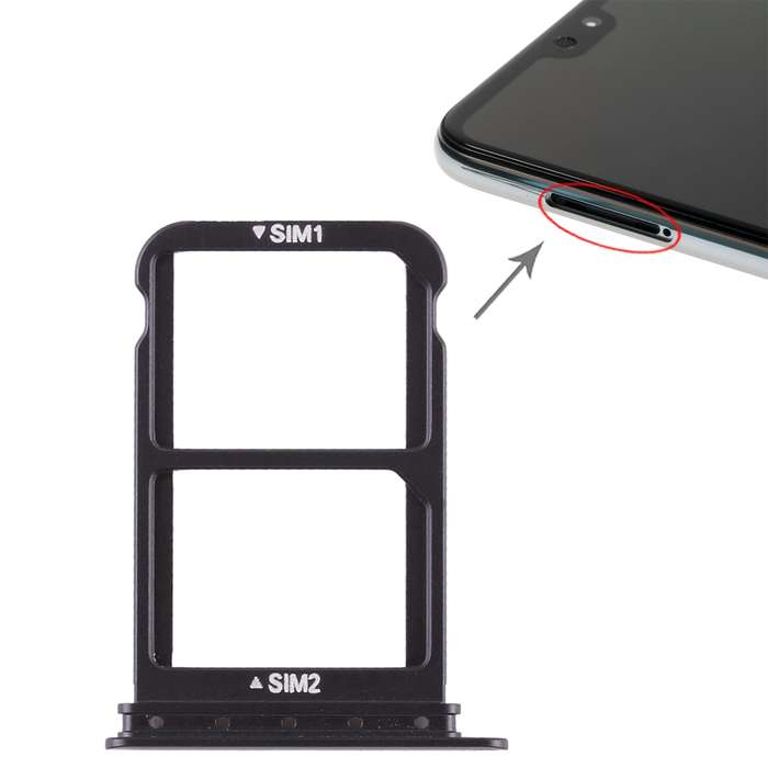 SIM Card Tray + SIM Card Tray for Huawei P20 Pro (Pink)