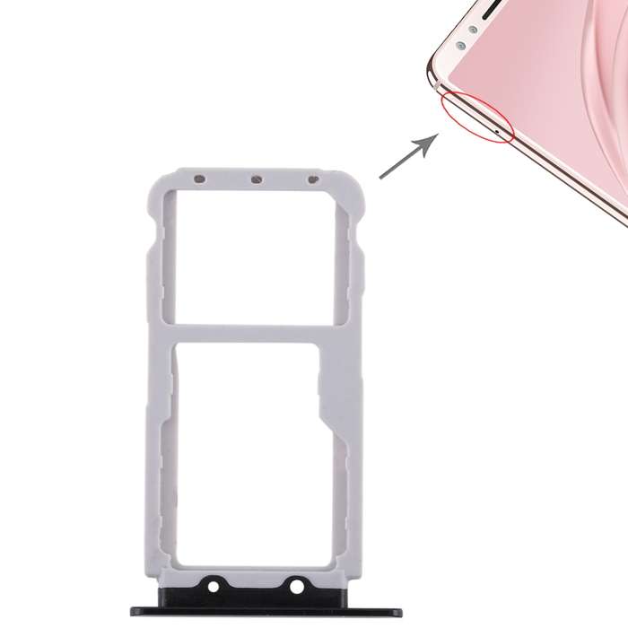 2 SIM Card Tray / Micro SD Card Tray for Huawei Nova 2s(Gold)