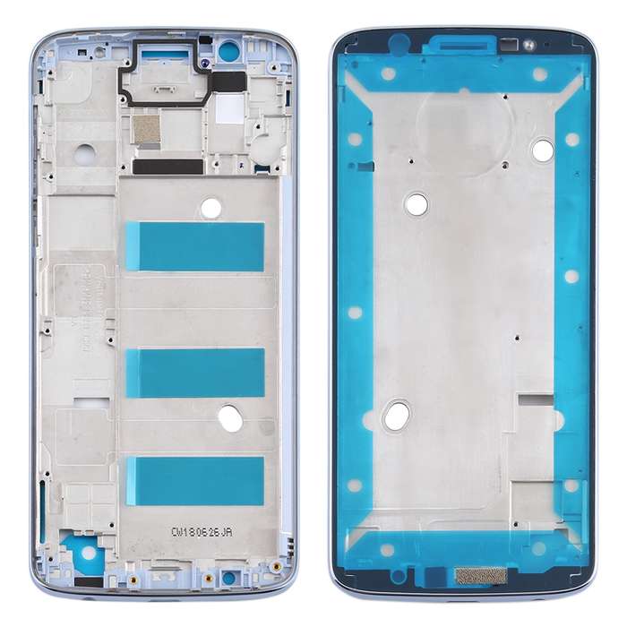Front Housing LCD Frame Bezel for Motorola Moto G6 Plus(Black)
