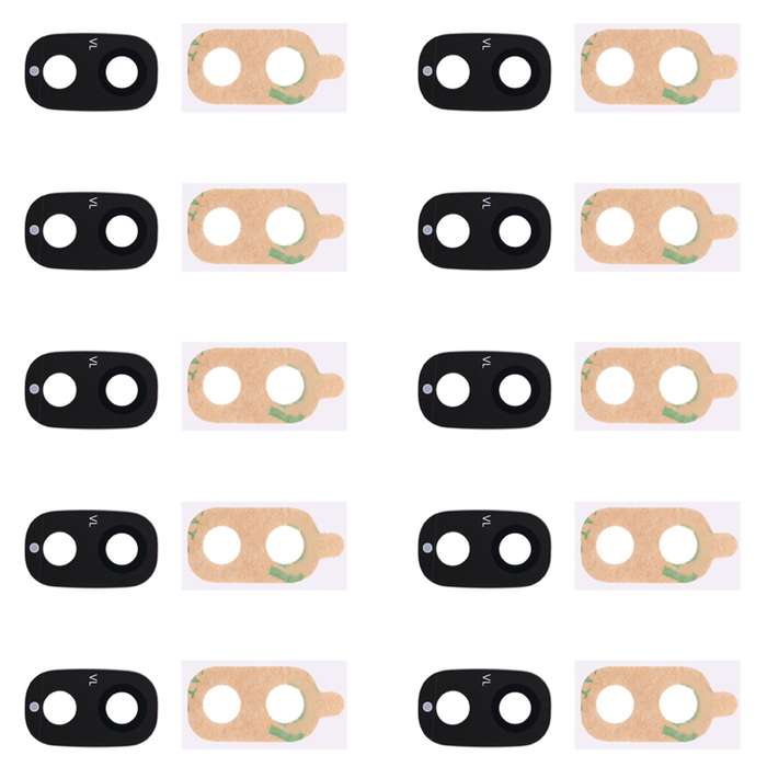For Galaxy J7 Pro 10pcs Back Camera Lens Cover with Sticker