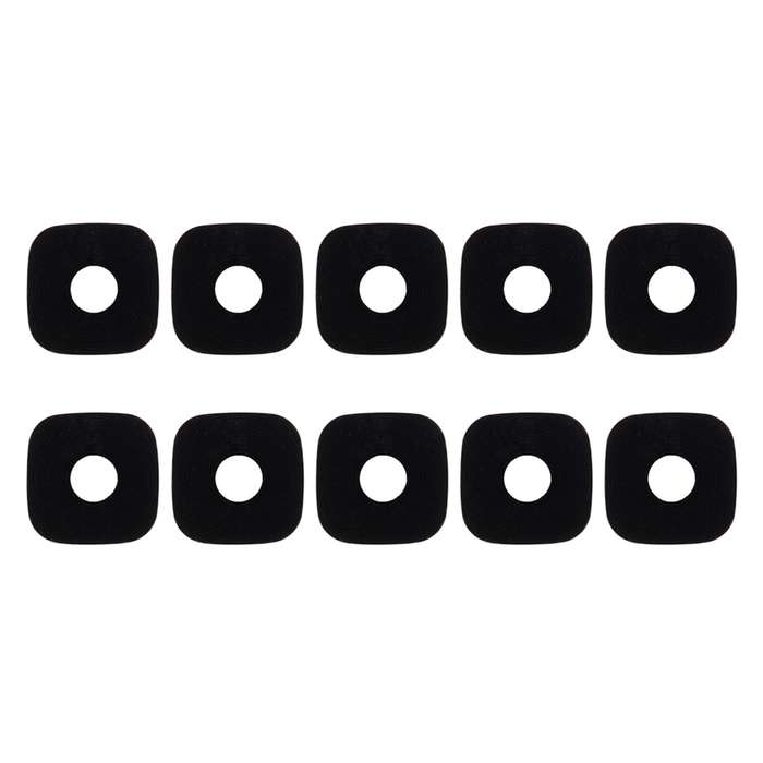 For Galaxy C9 Pro / C9000 10pcs Back Camera Lens(Black)