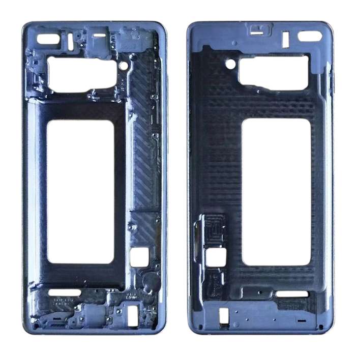 For Galaxy S10+ Front Housing LCD Frame Bezel Plate (Blue)