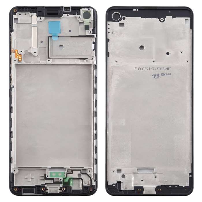 For Samsung Galaxy A21s Front Housing LCD Frame Bezel Plate (Black)