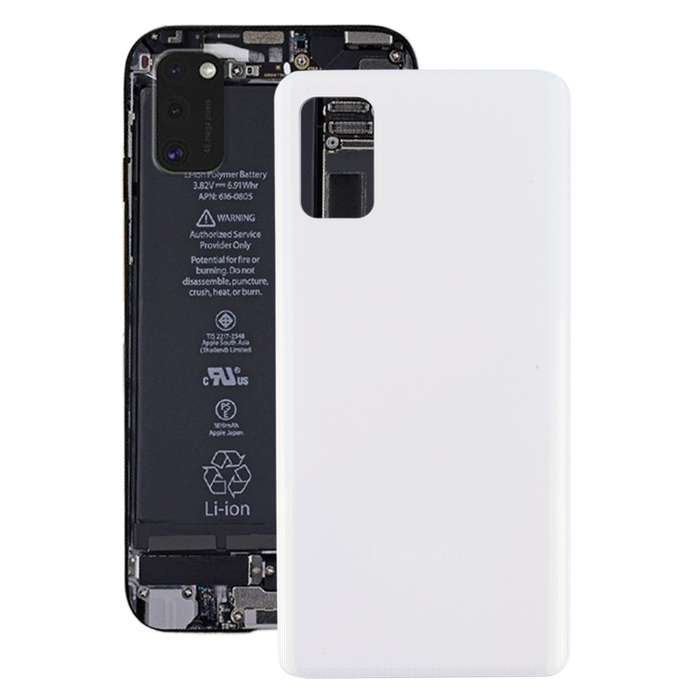 For Samsung Galaxy A41 Battery Back Cover (Blue)