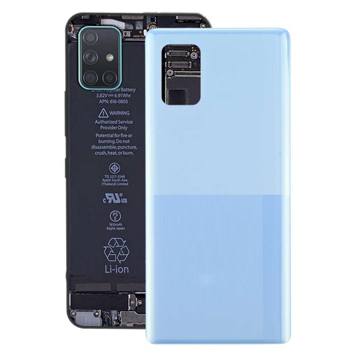 For Samsung Galaxy A71 5G SM-A716 Battery Back Cover (Black)