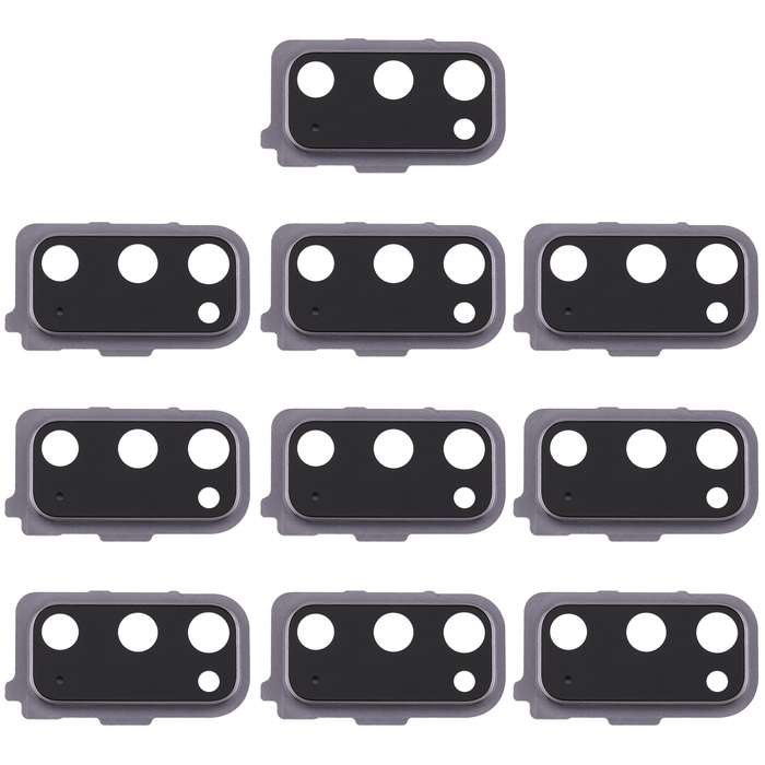 For Samsung Galaxy S20 10pcs Camera Lens Cover (Black)