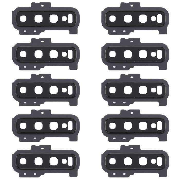 For Samsung Galaxy S10+ 10pcs Camera Lens Cover (Black)