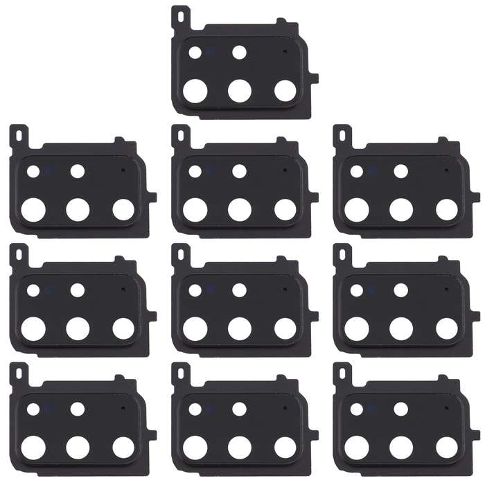 For Samsung Galaxy S20+ 10pcs Camera Lens Cover (Black)