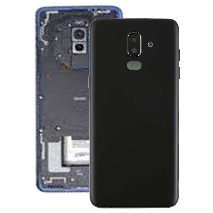 For Galaxy J8 (2018), J810F/DS, J810Y/DS, J810G/DS Back Cover with Side Keys & Camera Lens (Black)