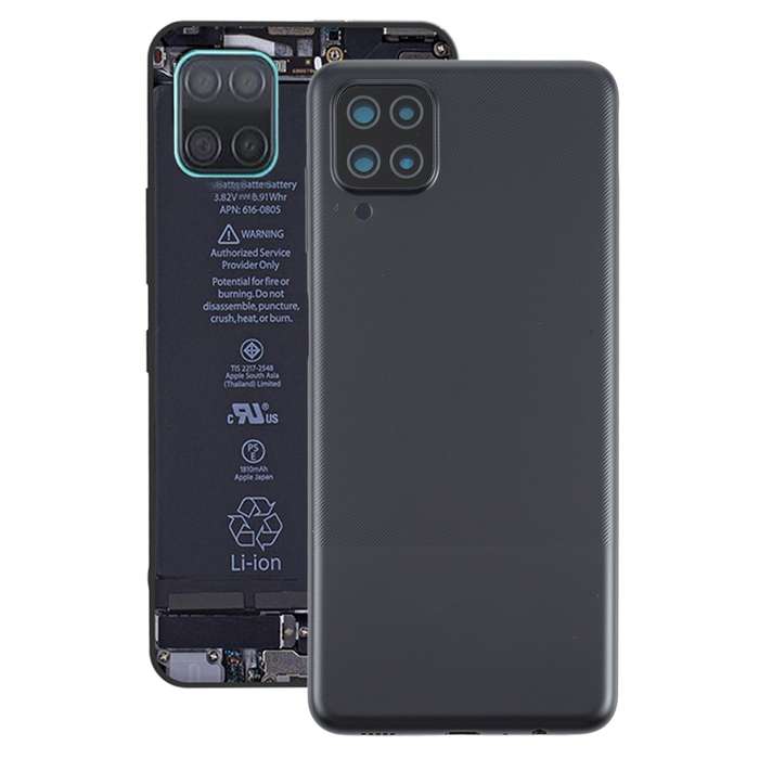For Samsung Galaxy A12 Battery Back Cover (Blue)