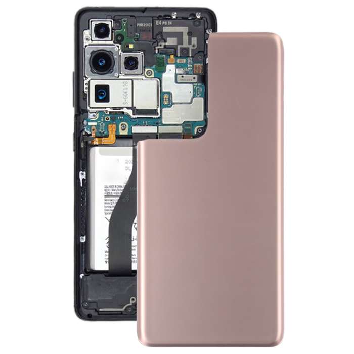 For Samsung Galaxy S21 Ultra 5G Battery Back Cover (Silver)