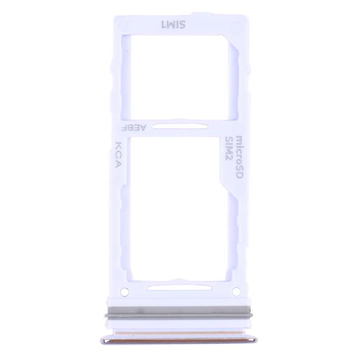For Samsung Galaxy A52 SM-A525 SIM Card Tray + SIM Card Tray / Micro SD Card Tray (Blue)