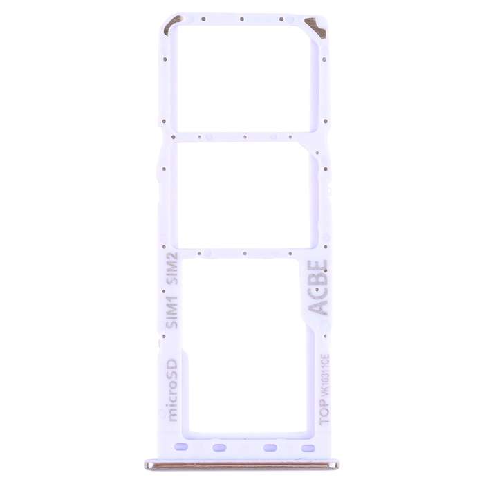 For Samsung Galaxy A32 SM-A325 SIM Card Tray + SIM Card Tray + Micro SD Card Tray (Black)