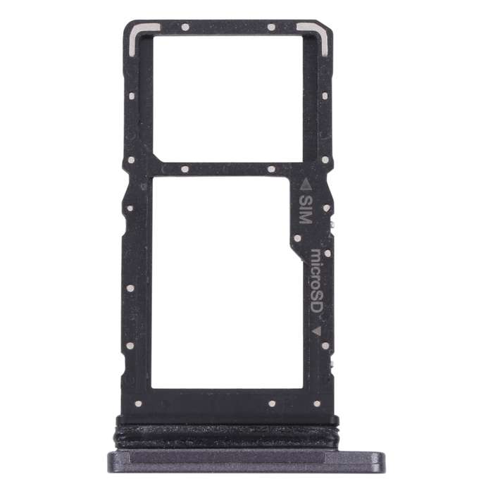 For Samsung Galaxy Tab A7 10.4 (2020) SM-T505 SIM Card Tray + Micro SD Card Tray (Black)