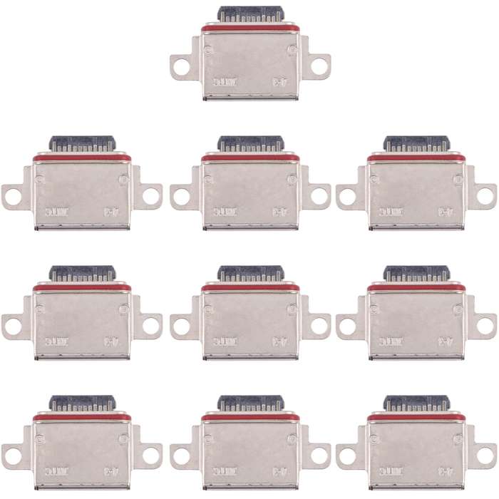 10pcs Charging Port Connector for Samsung Galaxy Note20 Ultra / Note20 Ultra 5G SM-N985F, SM-N985F/D