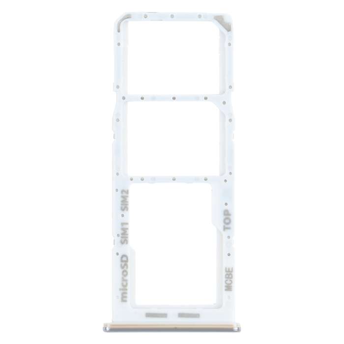 For Samsung Galaxy M32 SM-M325 SIM Card Tray + SIM Card Tray + Micro SD Card Tray (Black)