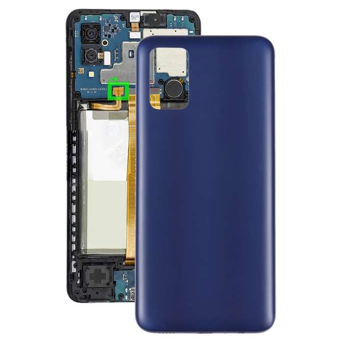 For Samsung Galaxy A03S SM-A037F Battery Back Cover (Black)