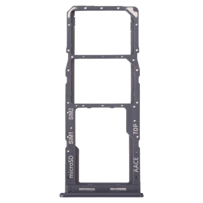 For Samsung Galaxy A13 SM-A135 Original SIM Card Tray + SIM Card Tray + Micro SD Card Tray (White)
