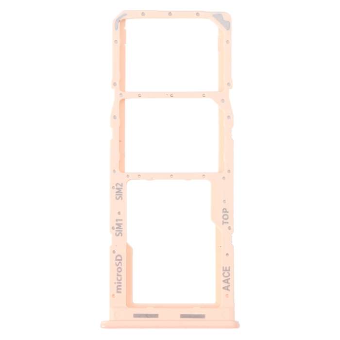 For Samsung Galaxy A13 SM-A135 Original SIM Card Tray + SIM Card Tray + Micro SD Card Tray (White)