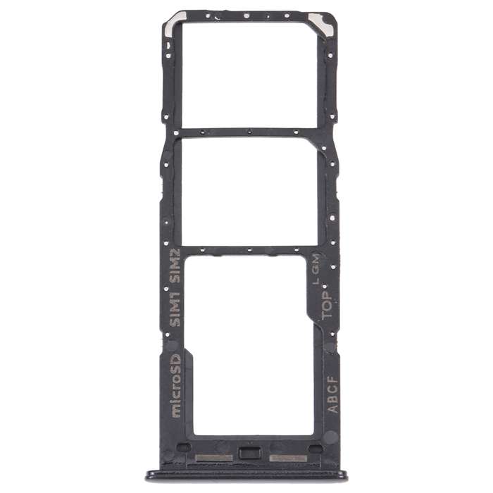 For Samsung Galaxy A23 5G SM-A236B Original SIM Card Tray + SIM Card Tray + Micro SD card tray (Blac