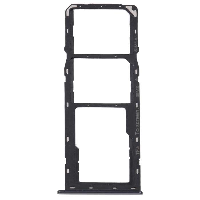 For Samsung Galaxy M42 5G SM-A436B Original SIM Card Tray + SIM Card Tray + Micro SD card tray (Blac