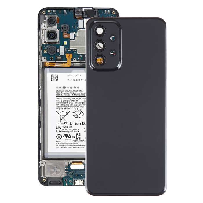 For Samsung Galaxy A23 5G SM-A236A Original Battery Back Cover with Camera Lens Cover(Pink)