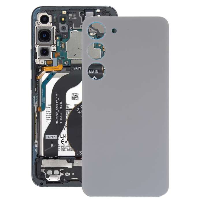 For Samsung Galaxy S23 SM-S911B OEM Glass Battery Back Cover(Yellow)