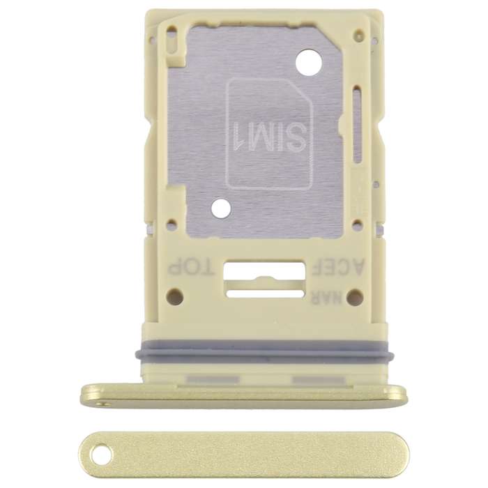 For Samsung Galaxy A35 SM-A356B Original SIM Card Tray + SIM / Micro SD Card Tray (Silver)