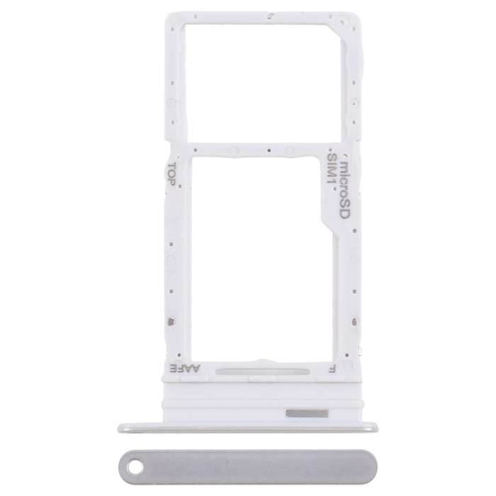 For Samsung Galaxy A16 SM-A165F Original SIM Card Tray + Micro SD Card Tray (Black)