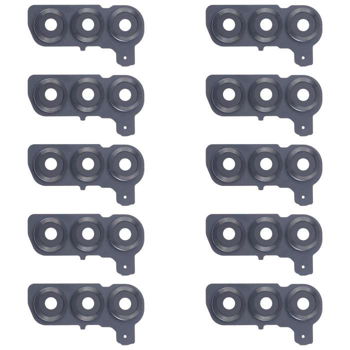 For Samsung Galaxy S25 SM-S931B 10pcs Rear Camera Lens Cover (Black)