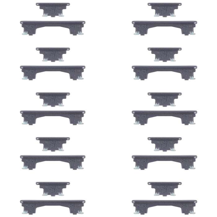 For Samsung Galaxy A36 SM-A366B 10pcs Power Button and Volume Control Button (Black)