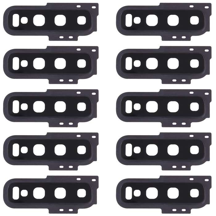 For Galaxy S10 10pcs Camera Lens Cover (Black)