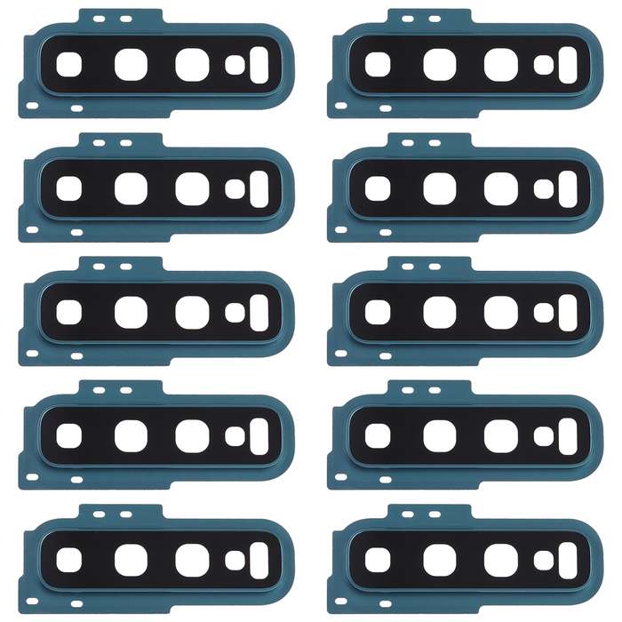 For Galaxy S10 10pcs Camera Lens Cover (Black)