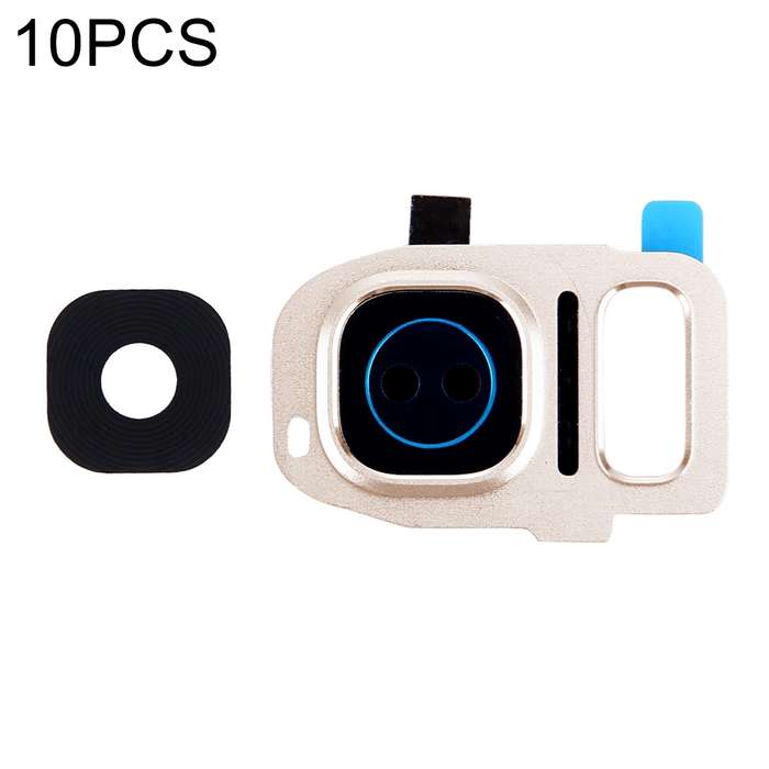 For Galaxy S7 Edge / G935 10pcs Camera Lens Covers (Blue)