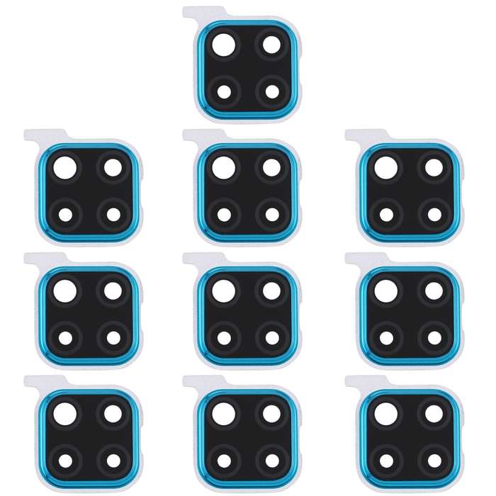 For Huawei Nova 5i Pro 10pcs Camera Lens Cover (Blue)