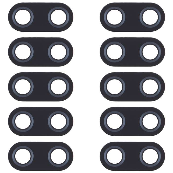 10 PCS Back Camera Lens for Asus Zenfone 5 ZE620KL / ZS620KL(Black)