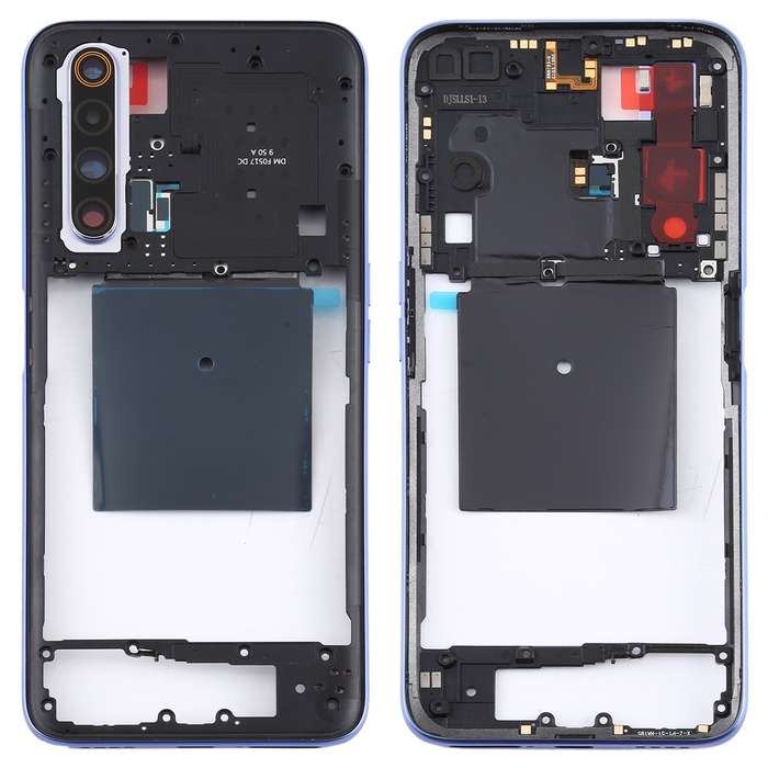 For OPPO Realme X50 5G Middle Frame Bezel Plate (Silver)