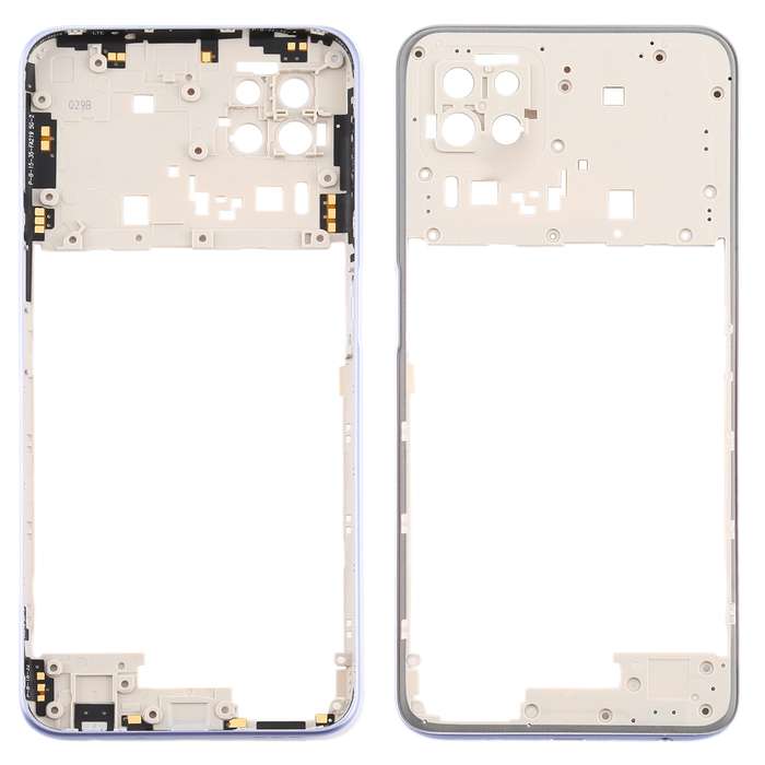 For OPPO A72 5G PDYM20 Middle Frame Bezel Plate (Black)