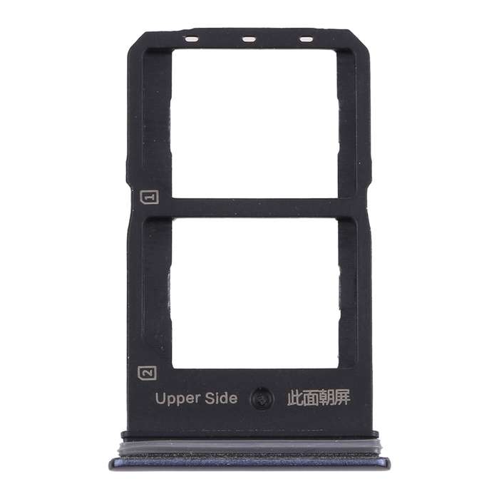 For Vivo Y70s V2002A SIM Card Tray + SIM Card Tray (Silver)
