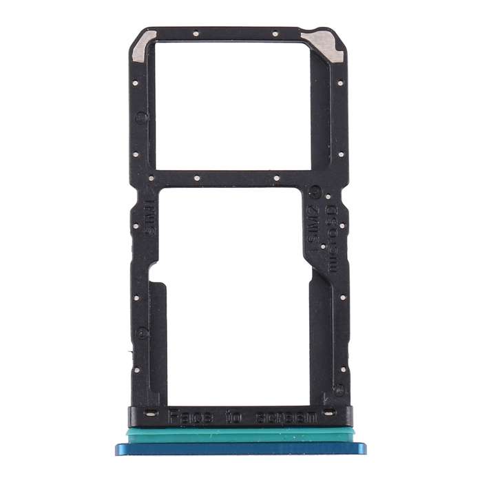 For OPPO Reno2 PCKM70 PCKT00 PCKM00 CPH1907 SIM Card Tray + SIM Card Tray / Micro SD Card Tray (Gre