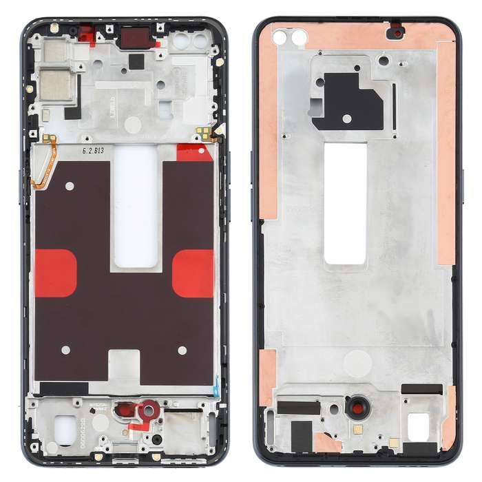 For OPPO Reno4 5G PDPM00, PDPT00, CPH2091 Front Housing LCD Frame Bezel Plate (Purple)