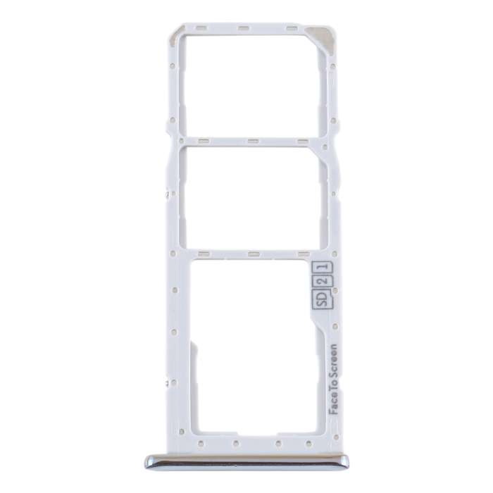 SIM Card Tray + SIM Card Tray + Micro SD Card Tray for Motorola One (P30 Play) XT1941(Black)