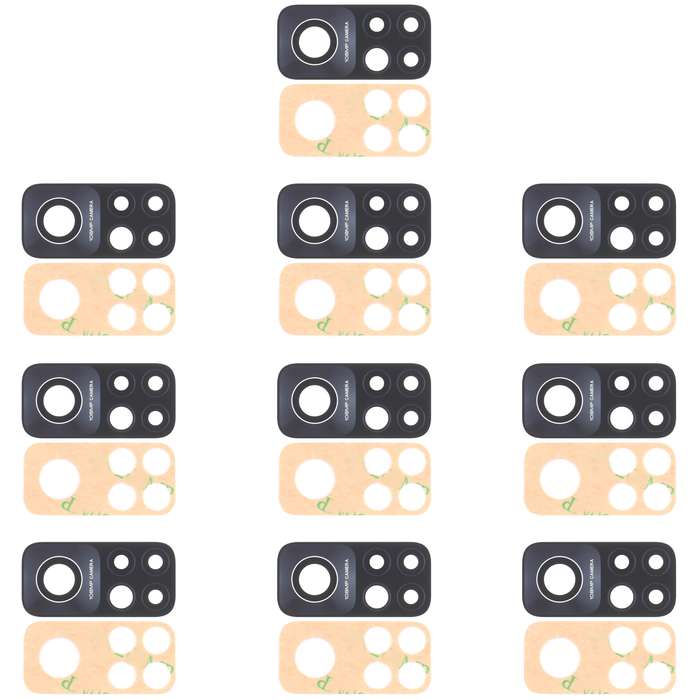 10 PCS Back Camera Lens for Xiaomi Mi 10T Pro 5G (108MP) M2007J3SG M2007J3SP M2007J3SI M2007J17C