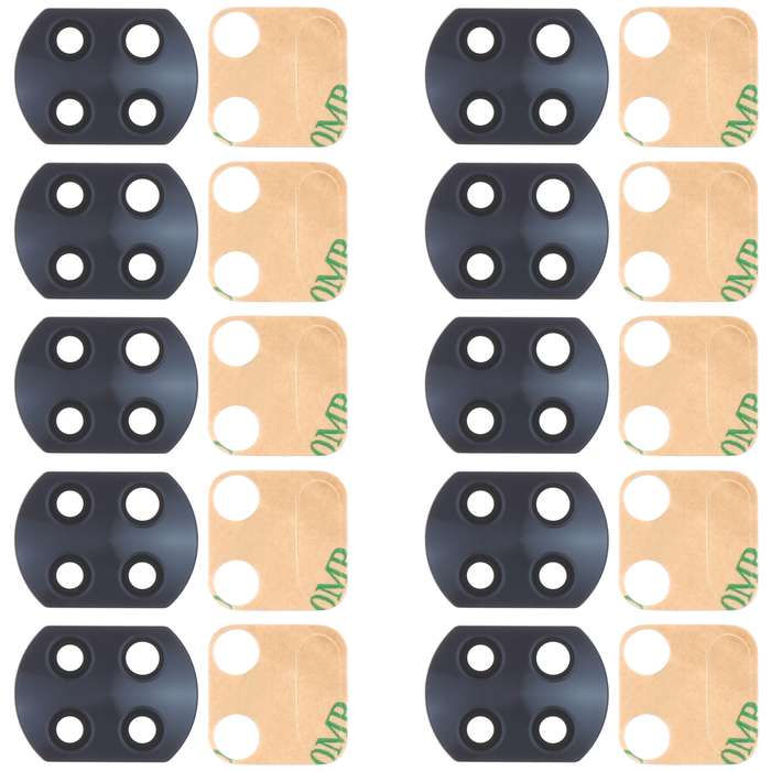 10 PCS Back Camera Lens for Xiaomi Mi 10T Lite 5G M2007J17G