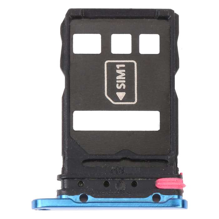 SIM Card Tray + NM Card Tray for Huawei P40 Pro (Silver)